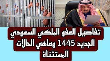 شروط العفو الملكي 1445 والفئات المستحقة وخطوات الاستعلام عن العفو الملكي السعودي الجديد